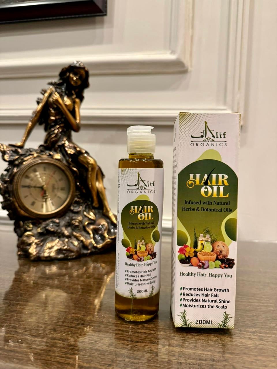 ALIF ORGANIC HAIR OIL 200ML