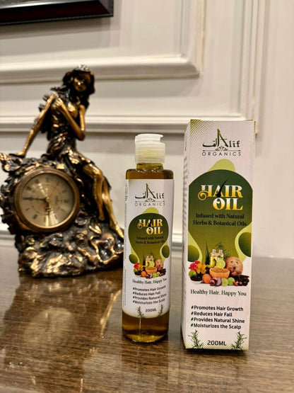 ALIF ORGANIC HAIR OIL 200ML