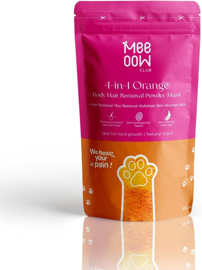 BODY HAIR REMOVAL POWDER WAX