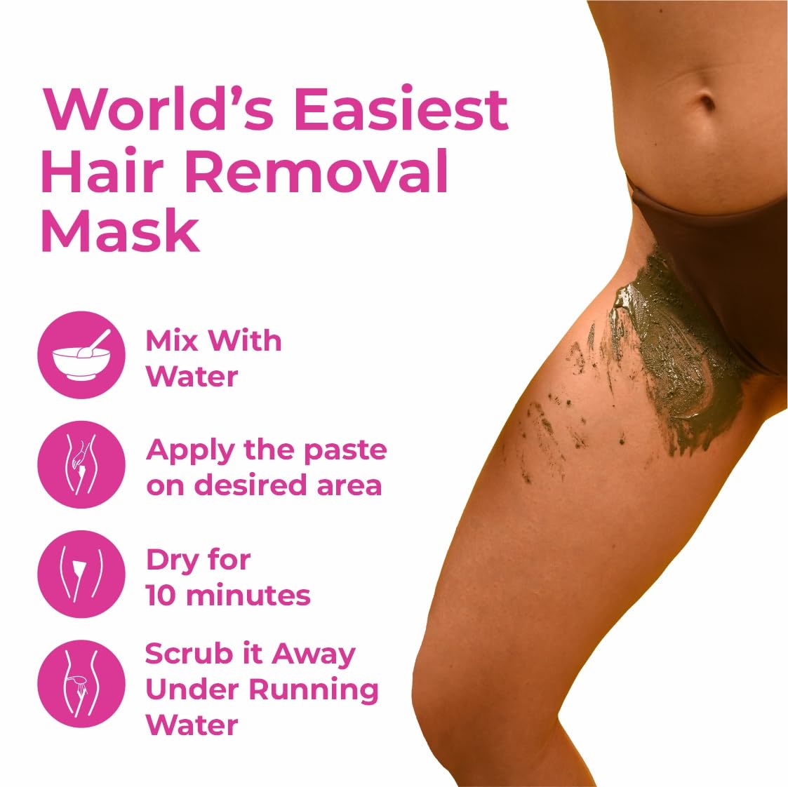 BODY HAIR REMOVAL POWDER WAX