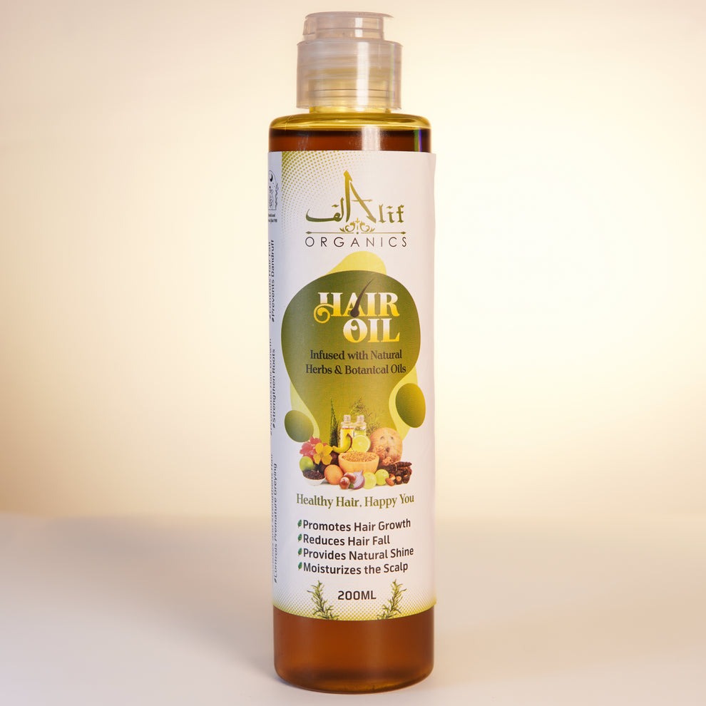 ALIF ORGANIC HAIR OIL 200ML